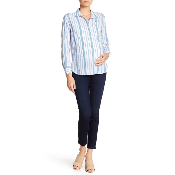 Paige Maternity Verdugo Ankle in Palmo - Picture 1 of 7